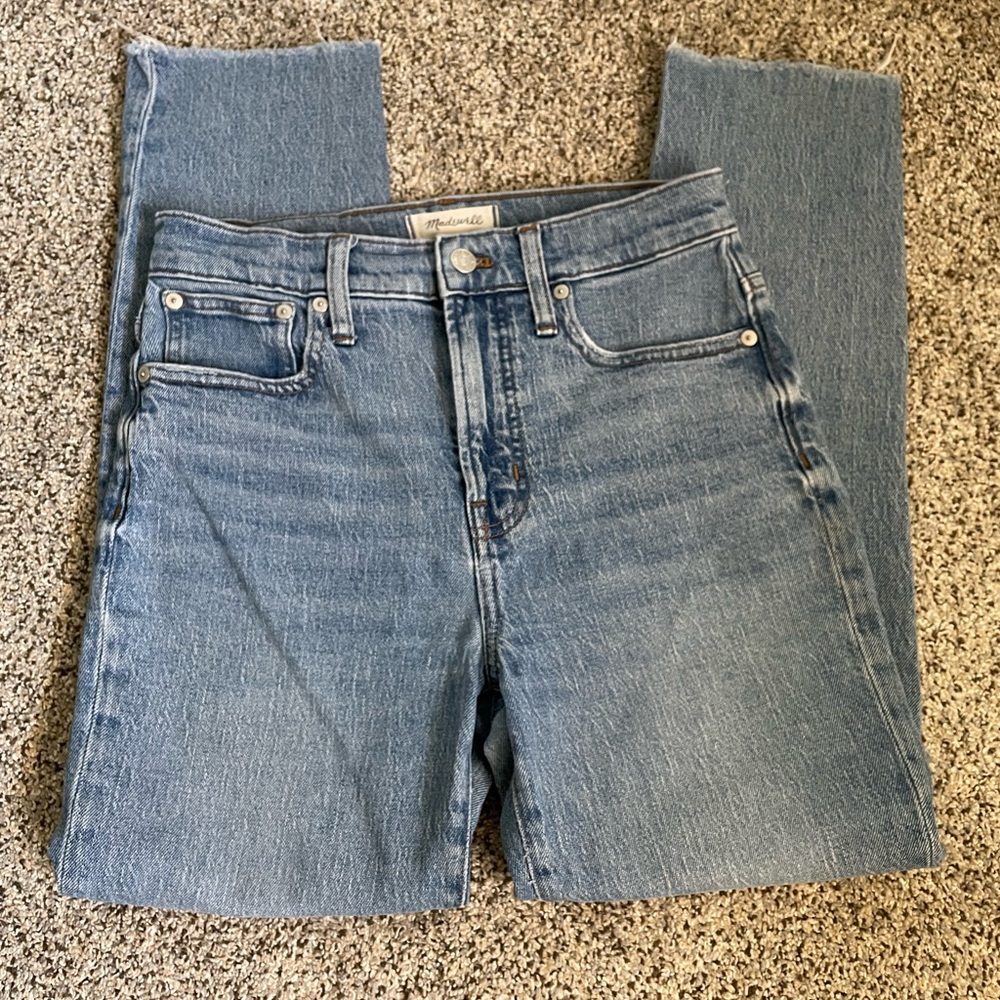 Madewell The Perfect Vintage Raw Hem Jeans